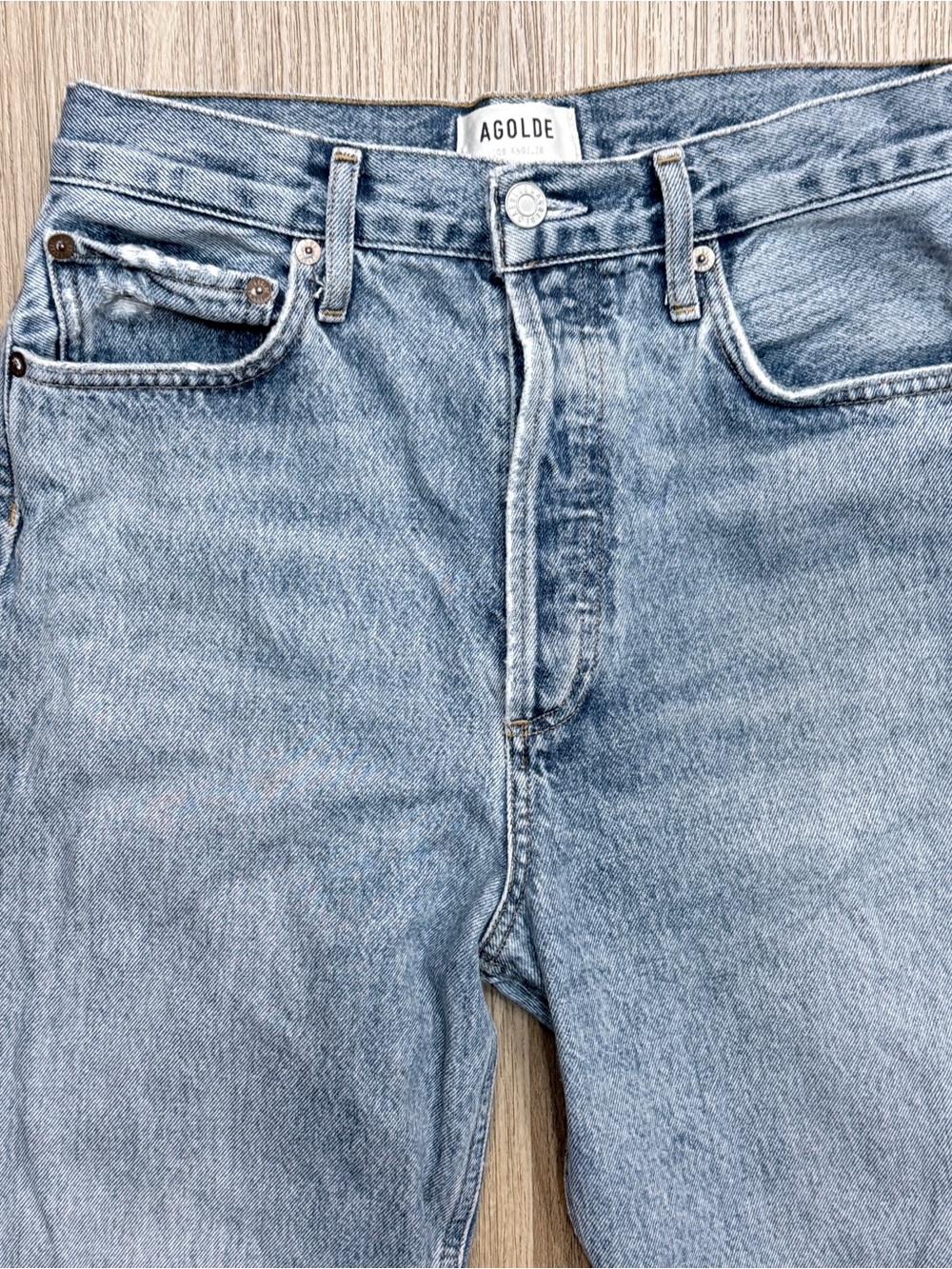 Agolde 90'S Pinch Waist High Rise Straight 26 - Picture 2 of 5